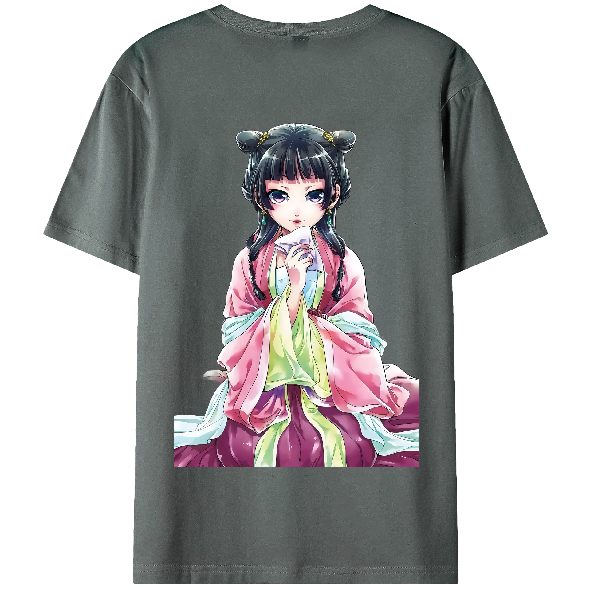（画像用） 薬屋のひとりごと The Apothecary Diaries 綿100％半袖Tシャツ（背面プリント）